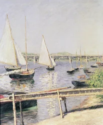 Voiliers à Argenteuil, c.1888